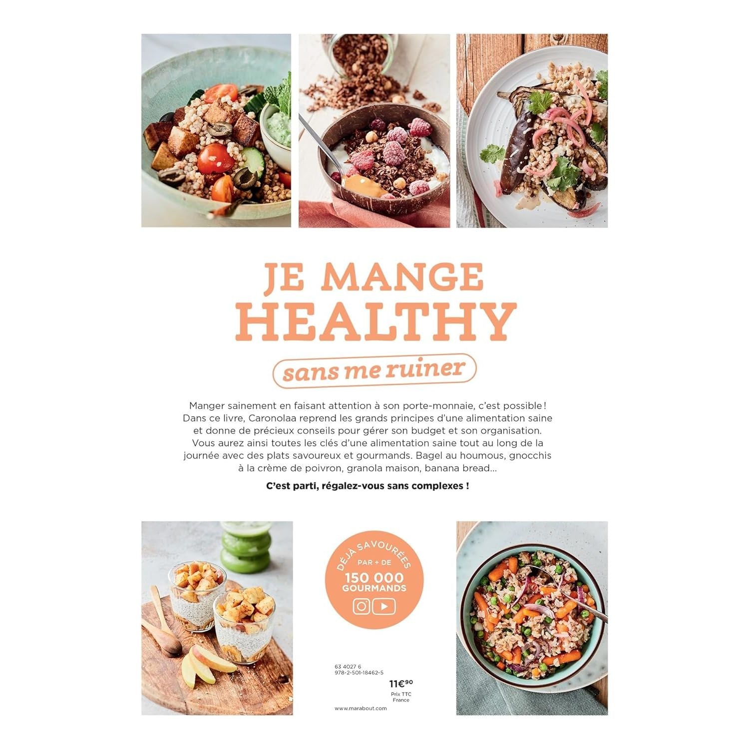Je mange healthy sans me ruiner ! - Marabout - Livre santé - - La Guilde Culinaire