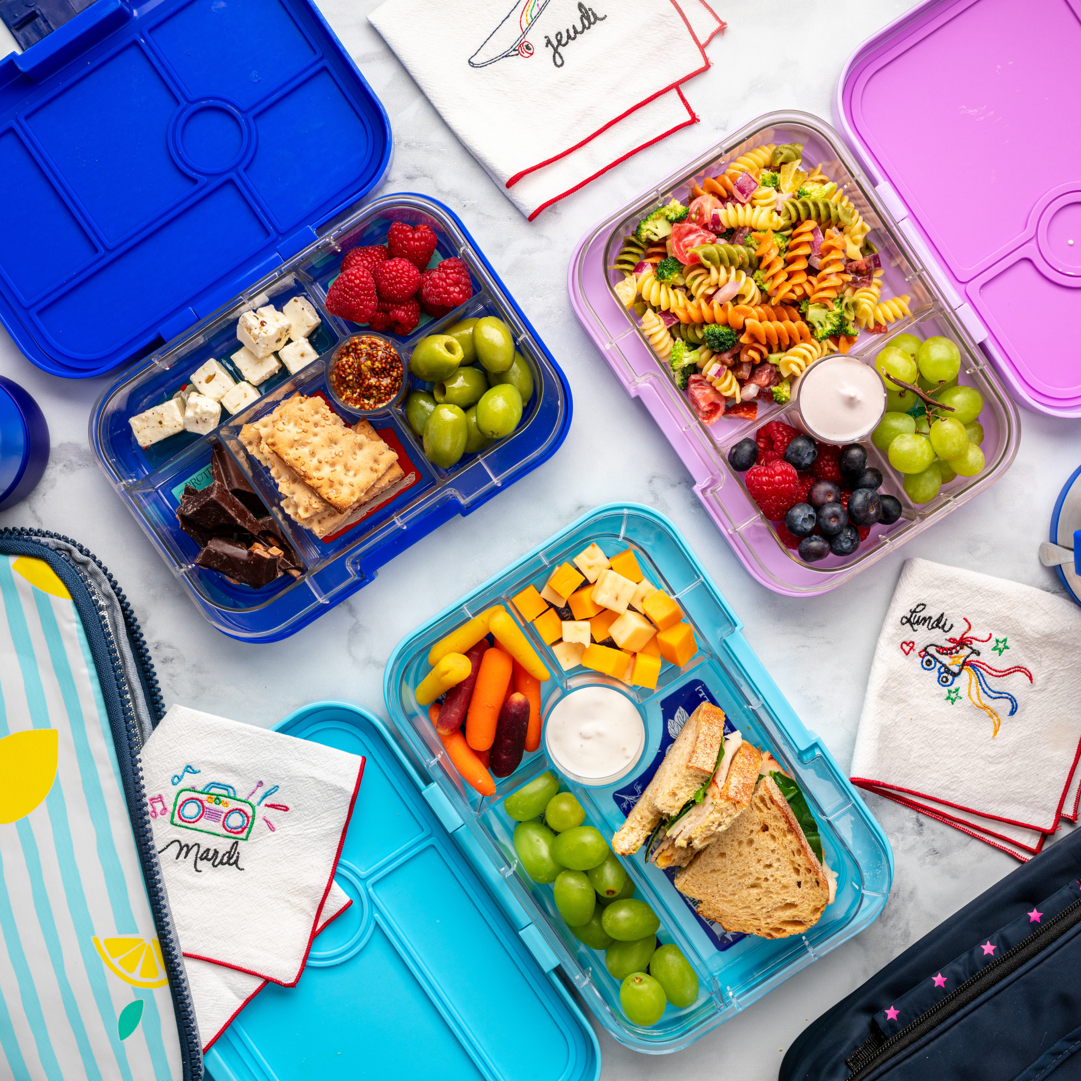 Yumbox Original - Boîte à Lunch Bento Étanche pour Enfants - Yumbox - Boîte à repas - - La Guilde Culinaire