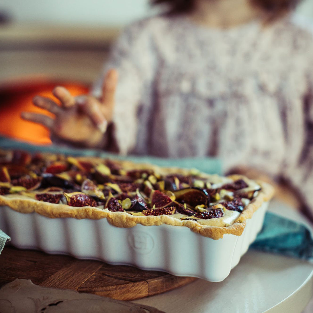 Plat à Tarte 36.5 x 15 cm 1.3L - Emile Henry ! - Emile Henry - Moule à tarte et quiche - - La Guilde Culinaire