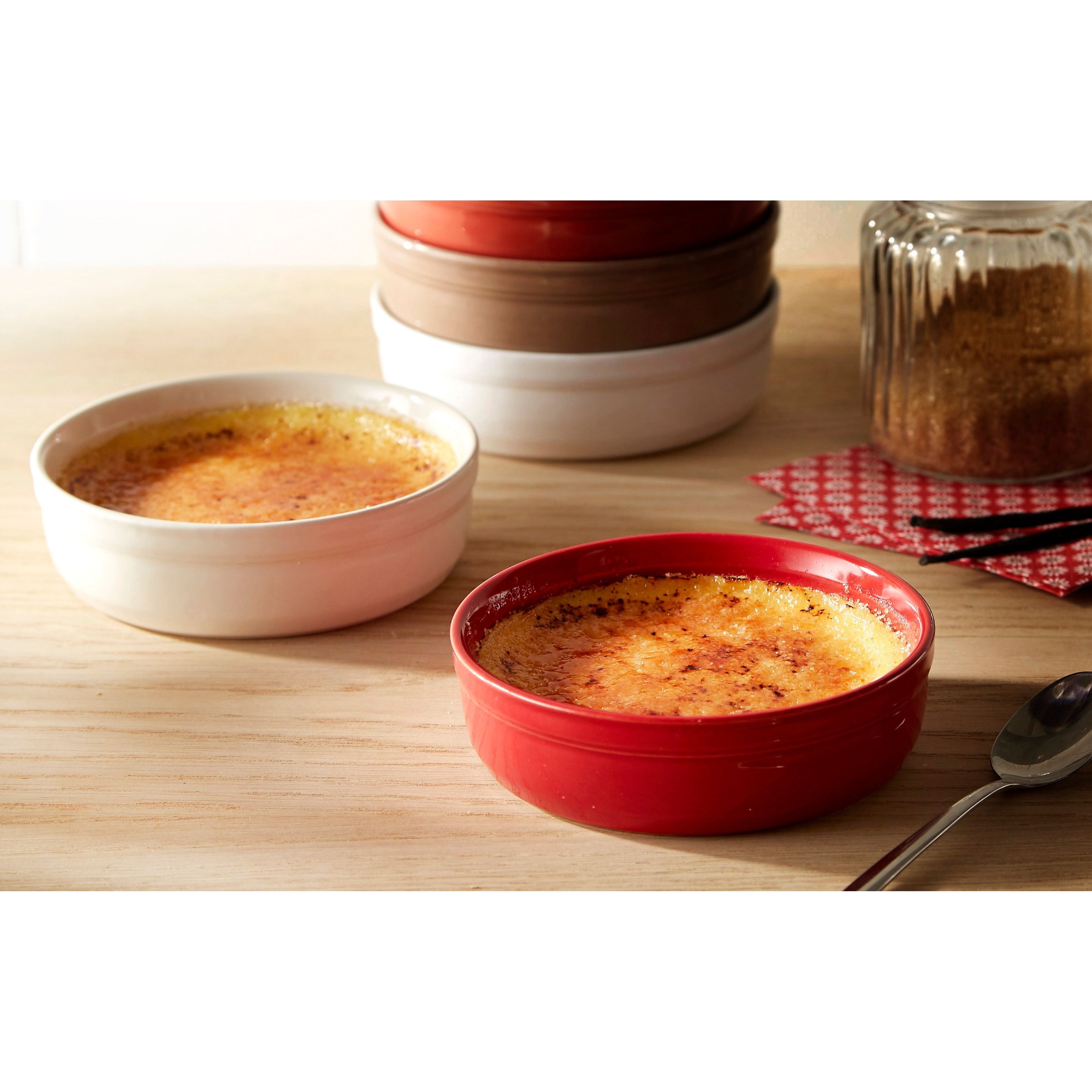 Ramequin à crème brûlée - Emile Henry    - Emile Henry - Ramequin et moule à soufflé -  - La Guilde Culinaire