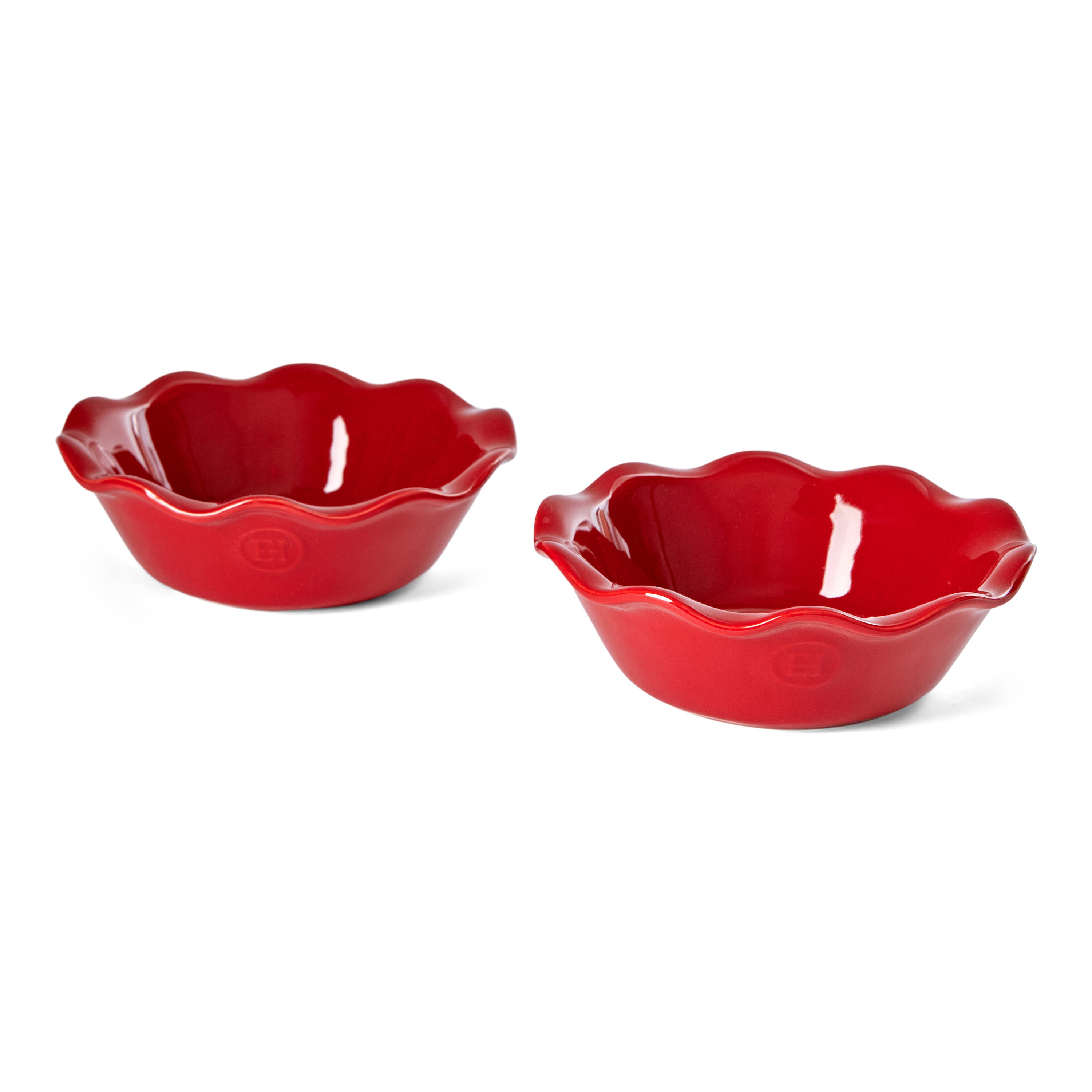 Ensemble de 2 pièces, plats à tartelette Grand Cru - Emile Henry    - Emile Henry - Plat à tarte -  - La Guilde Culinaire