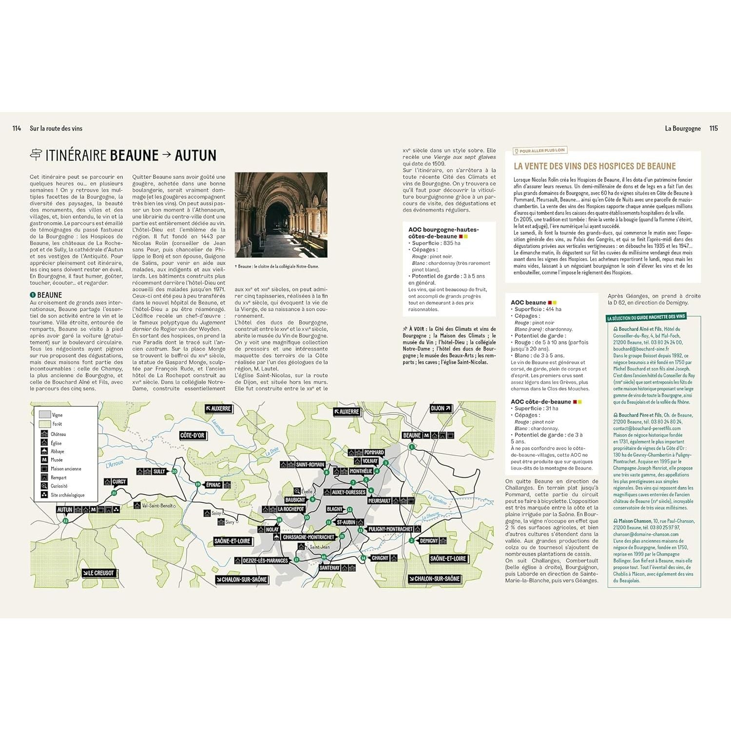 Sur la route des vins: Le guide de l'œnotourisme en France - Hachette Ed. - Livre d'alcool et boisson - - La Guilde Culinaire