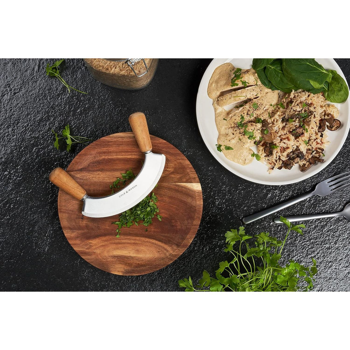 Planche à découper en bois d'acacia - Cole & Mason - Planche à découper - - La Guilde Culinaire