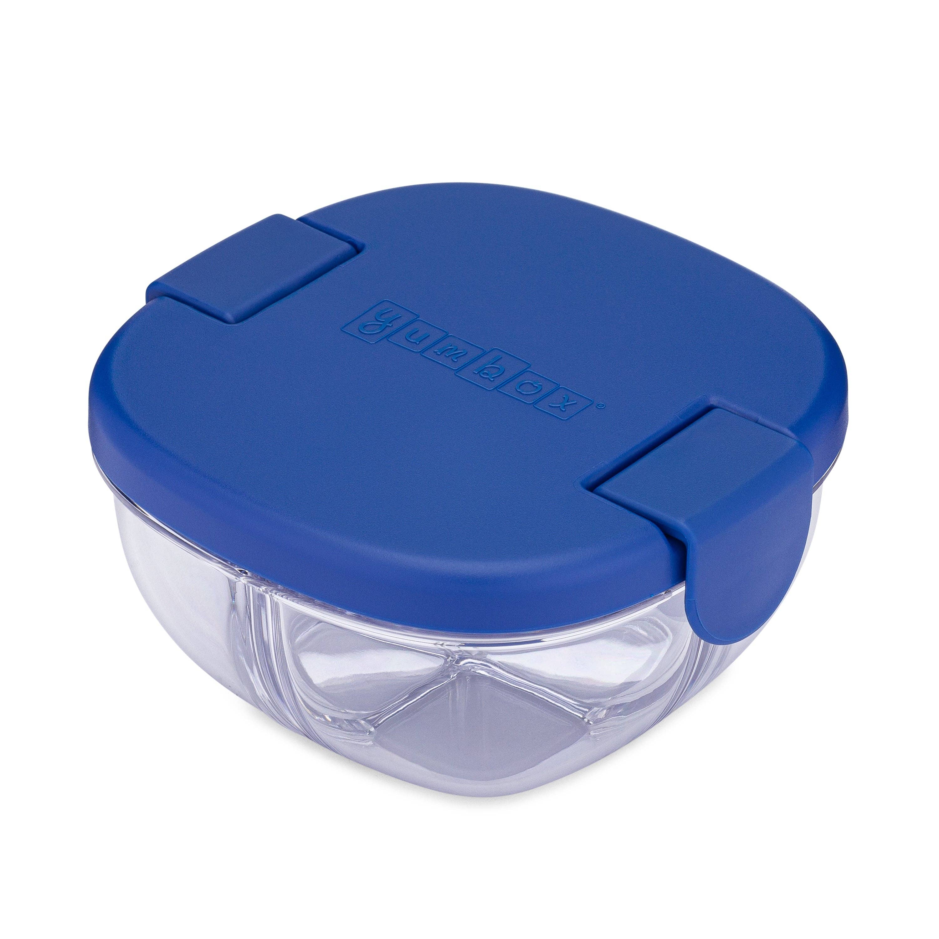 Bol à collations étanche avec 3 compartiments - Bleu marine - Yumbox - Boîte à repas - - La Guilde Culinaire