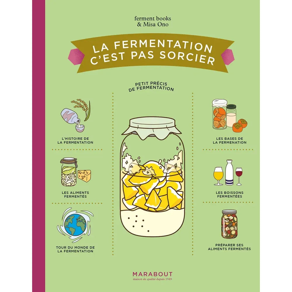 La fermentation c'est pas sorcier - Marabout - Livre de pâtisserie - - La Guilde Culinaire