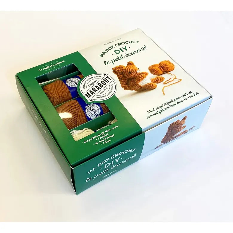 Ma box crochet DIY - Le petit Écureuil - Marabout - Coffret créatif - - La Guilde Culinaire