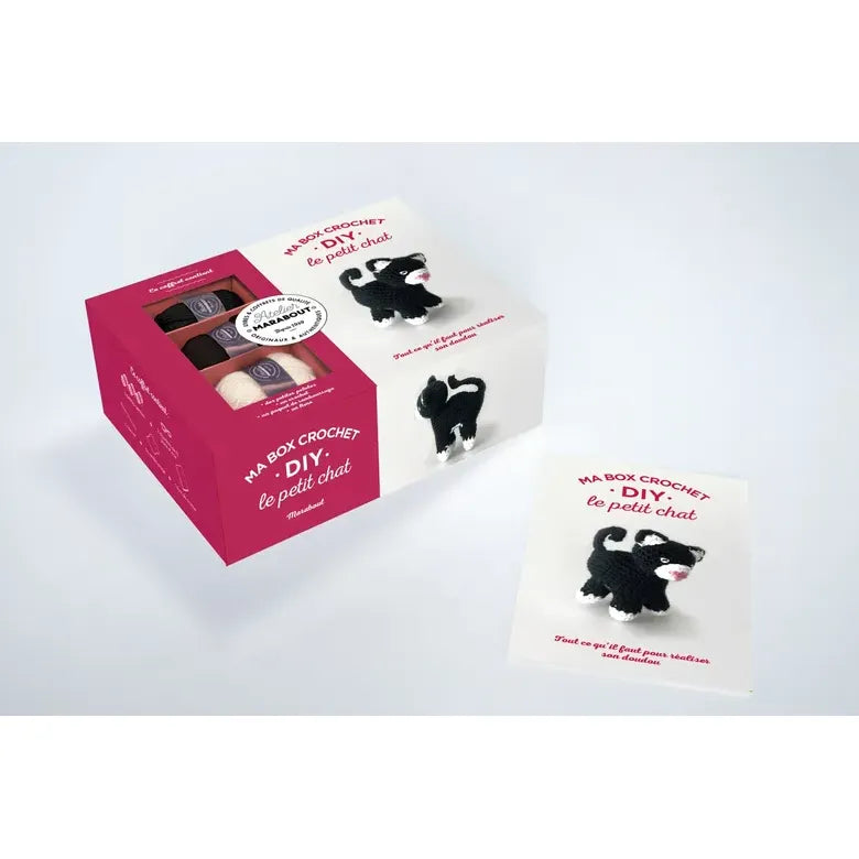 Ma box crochet DIY - Le petit Chat - Marabout - Coffret créatif - - La Guilde Culinaire