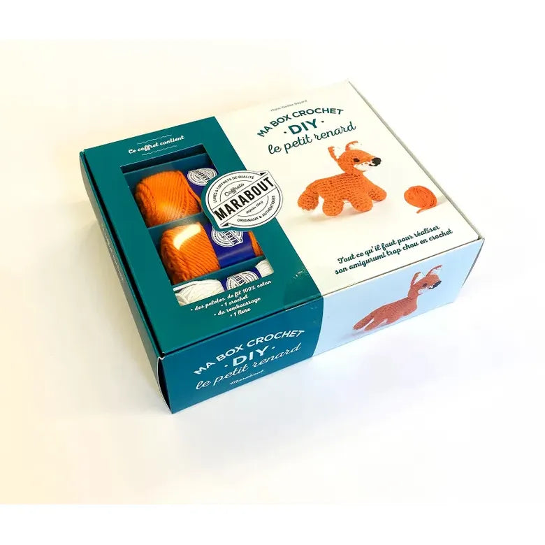 Ma box crochet DIY - Le petit Renard - Marabout - Coffret créatif - - La Guilde Culinaire