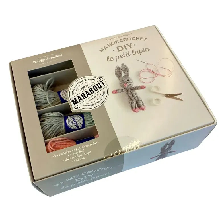 Ma box crochet DIY - Le petit Lapin - Marabout - Coffret créatif - - La Guilde Culinaire
