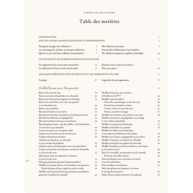 La bible des collations    - De L'Homme Ed. - Livre de cuisine -  - La Guilde Culinaire