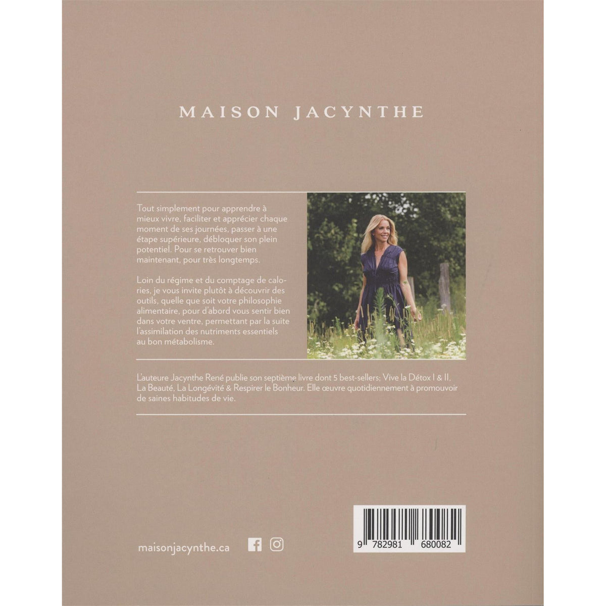 Détox : guide pratique de semaine en semaine ! - Maison Jacynthe - Livre de cuisine - - La Guilde Culinaire