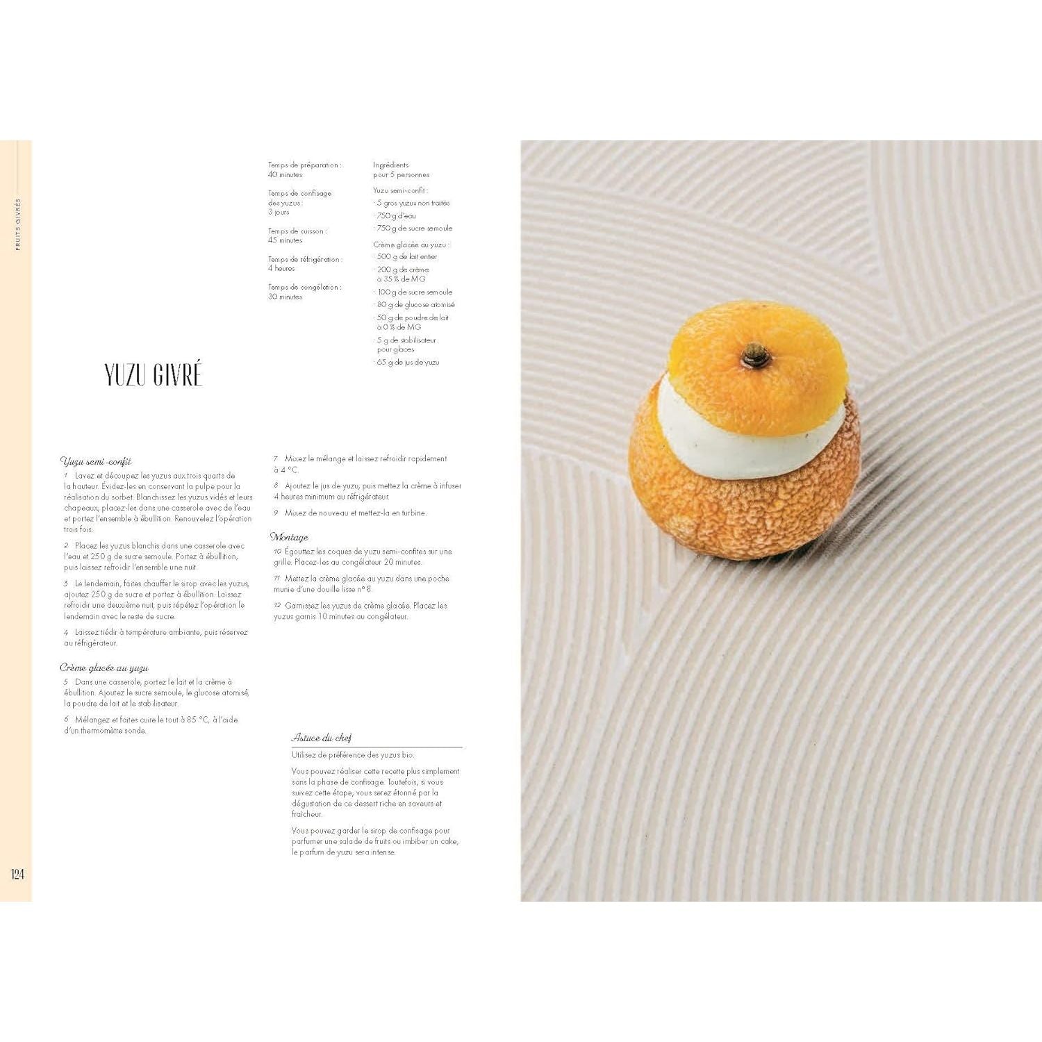 Givré: L'art de la pâtisserie glacée en 60 recettes    - De La Martinière Ed. - Livre de cuisine -  - La Guilde Culinaire