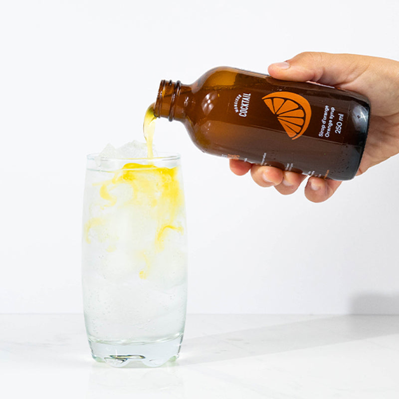Sirop d'orange 250ml    - Monsieur Cocktail - Sirop -  - La Guilde Culinaire