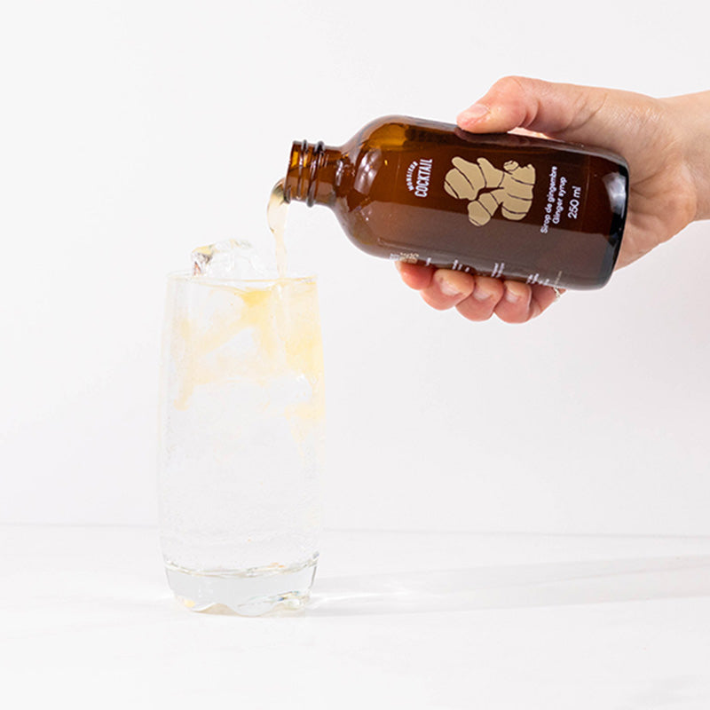 Sirop de gingembre 250 ml    - Monsieur Cocktail - Sirop -  - La Guilde Culinaire