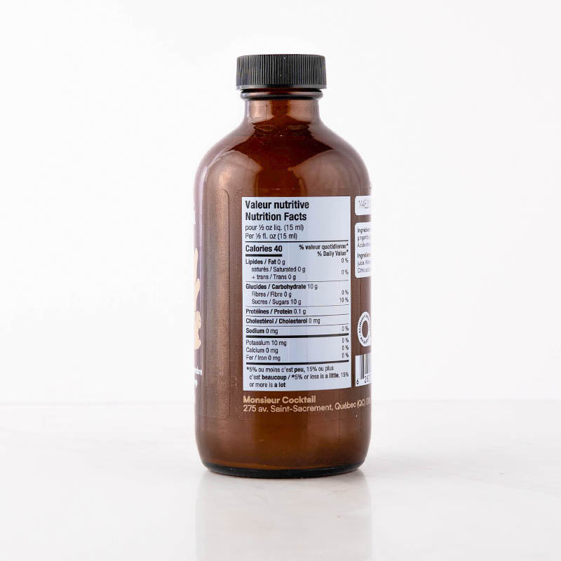 Sirop de gingembre 250 ml    - Monsieur Cocktail - Sirop -  - La Guilde Culinaire