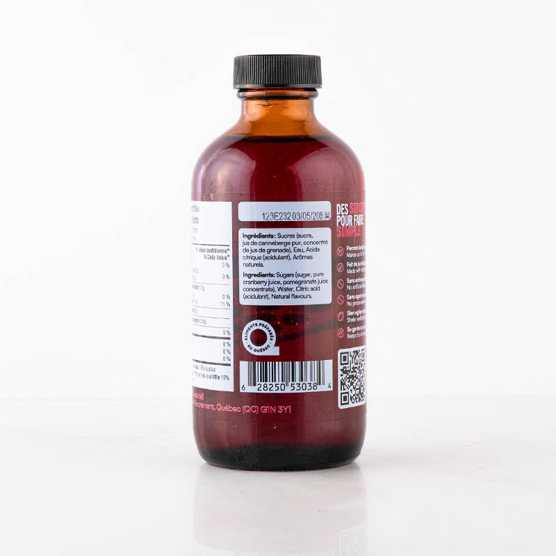 Sirop de Grenadine 250ml    - Monsieur Cocktail - Sirop -  - La Guilde Culinaire