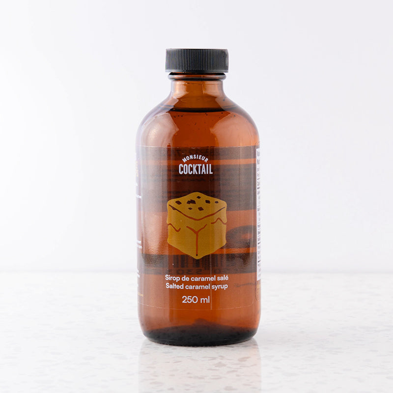 Sirop caramel salé 250ml    - Monsieur Cocktail - Sirop -  - La Guilde Culinaire