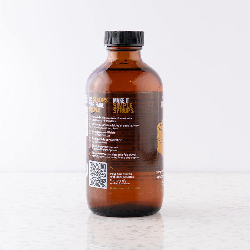 Sirop caramel salé 250ml    - Monsieur Cocktail - Sirop -  - La Guilde Culinaire