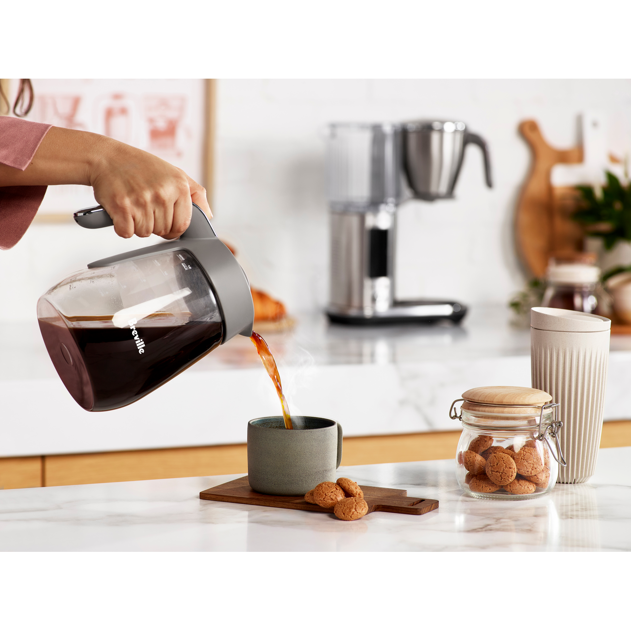 Machine à Café filtre The Luxe Brewer Glass - Breville - Cafetière à filtre - - La Guilde Culinaire