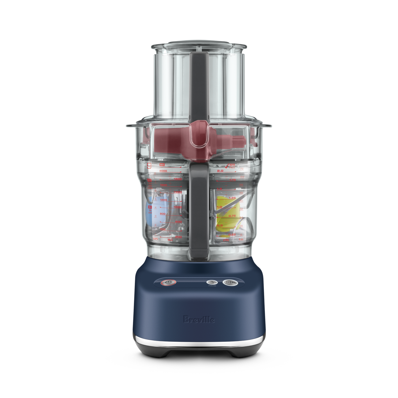 Robot Culinaire Le Paradice 9 - Breville Damas bleu   - Breville - Robot culinaire - BFP638DBL1BNA1 - La Guilde Culinaire