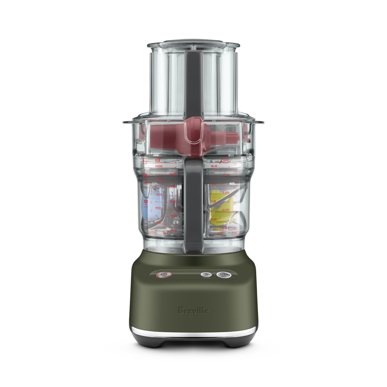 Robot Culinaire Le Paradice 9 - Breville Vert   - Breville - Robot culinaire - BFP638OLT1BNA1 - La Guilde Culinaire