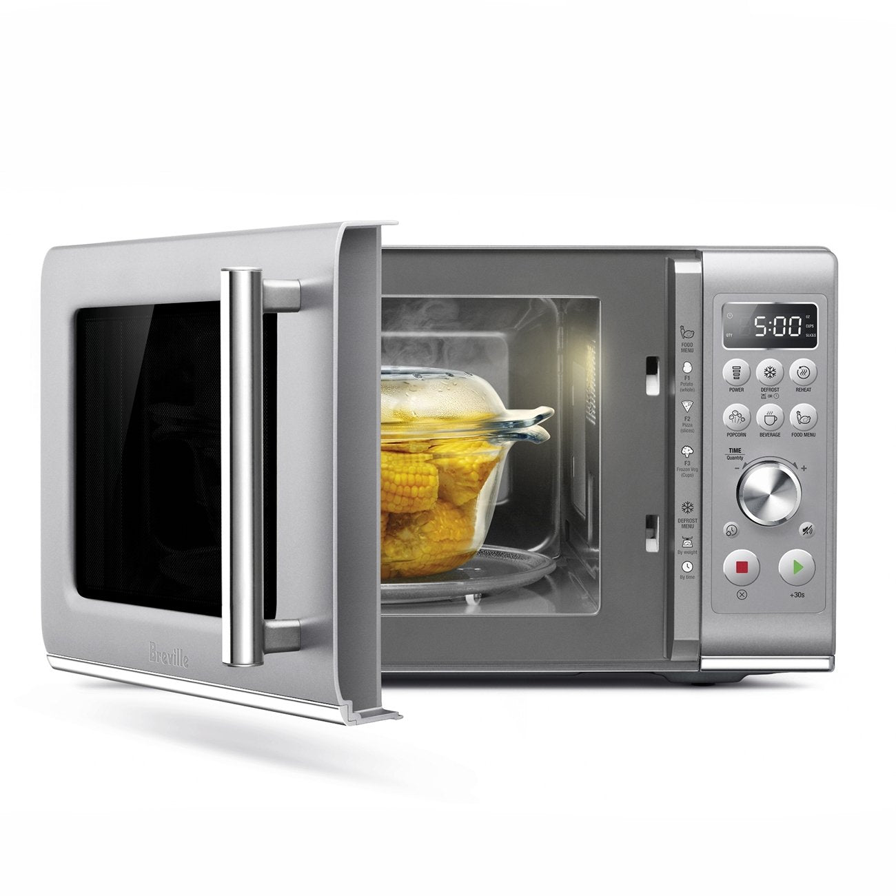 Le micro-ondes Compact Wave Soft Close    - Breville - Four à micro-ondes -  - La Guilde Culinaire