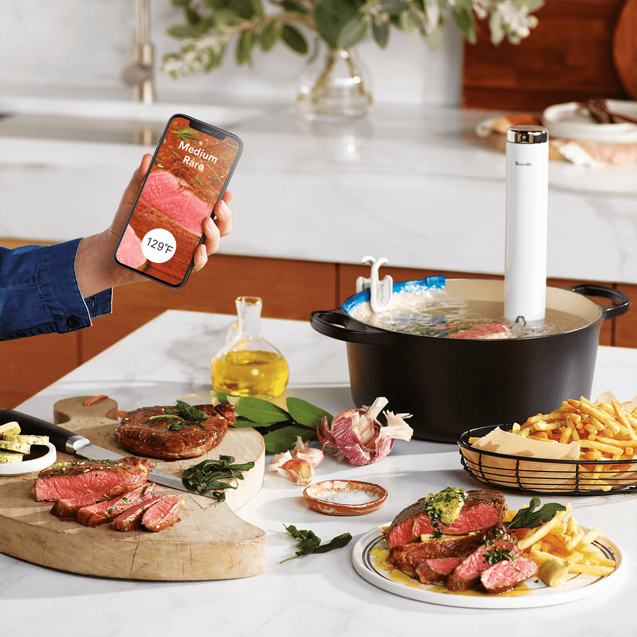 Joule Turbo Sous Vide – Acier inoxydable    - Breville - Cuiseur sous-vide -  - La Guilde Culinaire