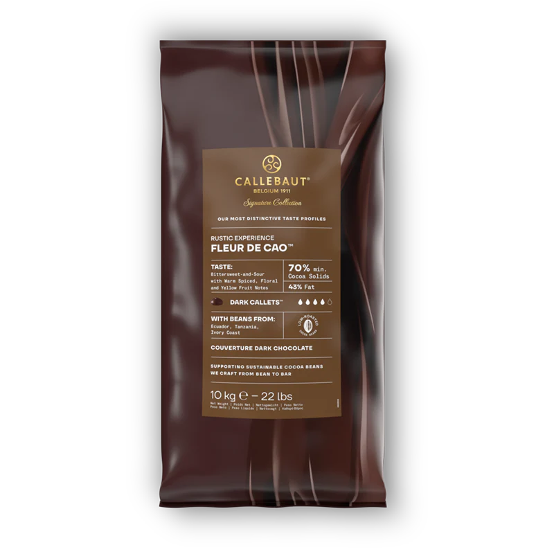 Chocolat Fleur de Cao 70%, 1 kg - Callebaut - Poudre de cacao - - La Guilde Culinaire