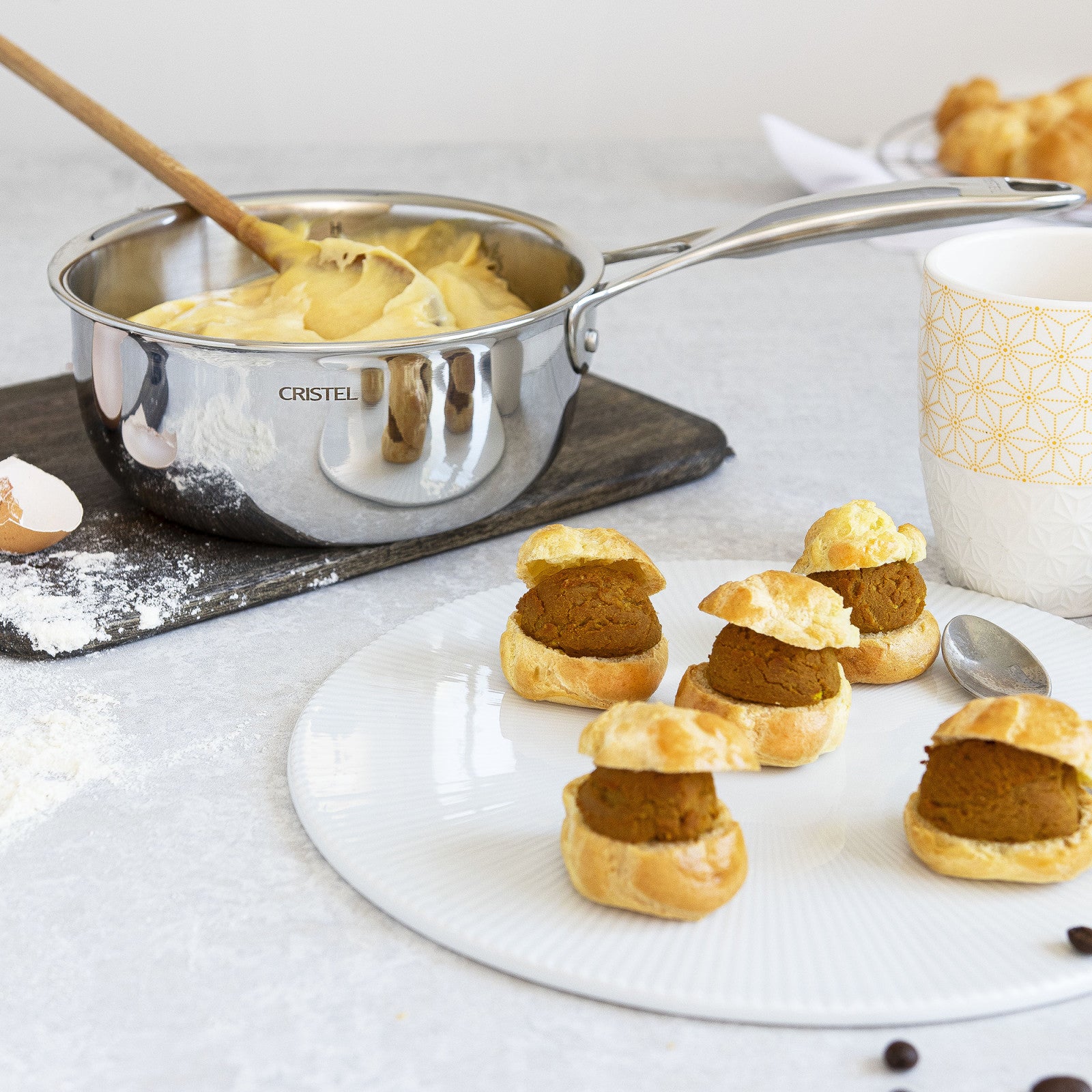 Casserole saucier - CASTEL'PRO    - Cristel - Casserole -  - La Guilde Culinaire