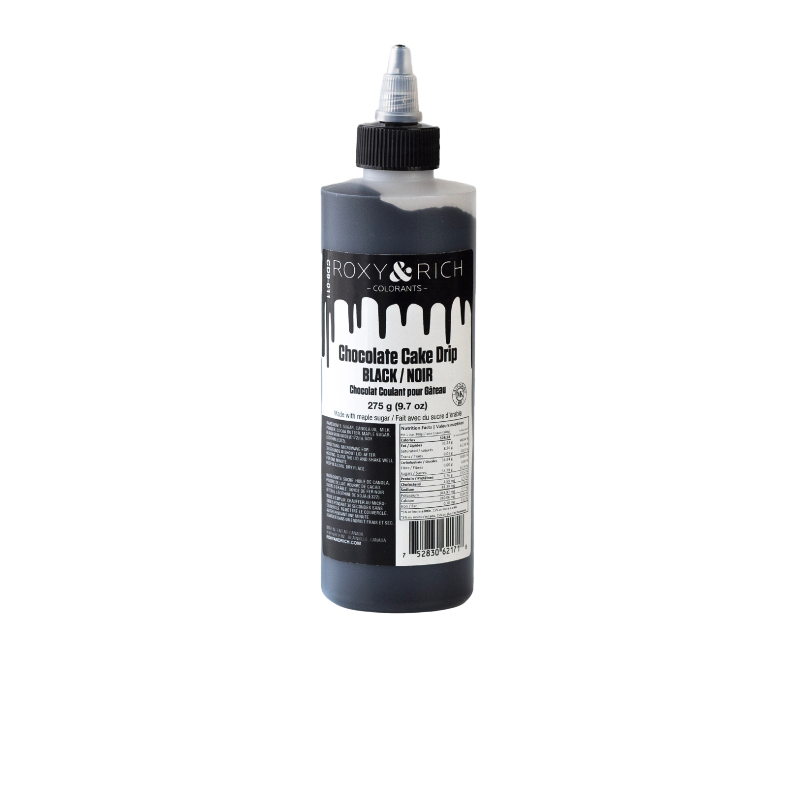 Chocolat Coulant pour Gâteau “Cake Drip” Noir - 275g - Roxy & Rich - Chocolat coulant pour gâteau - - La Guilde Culinaire