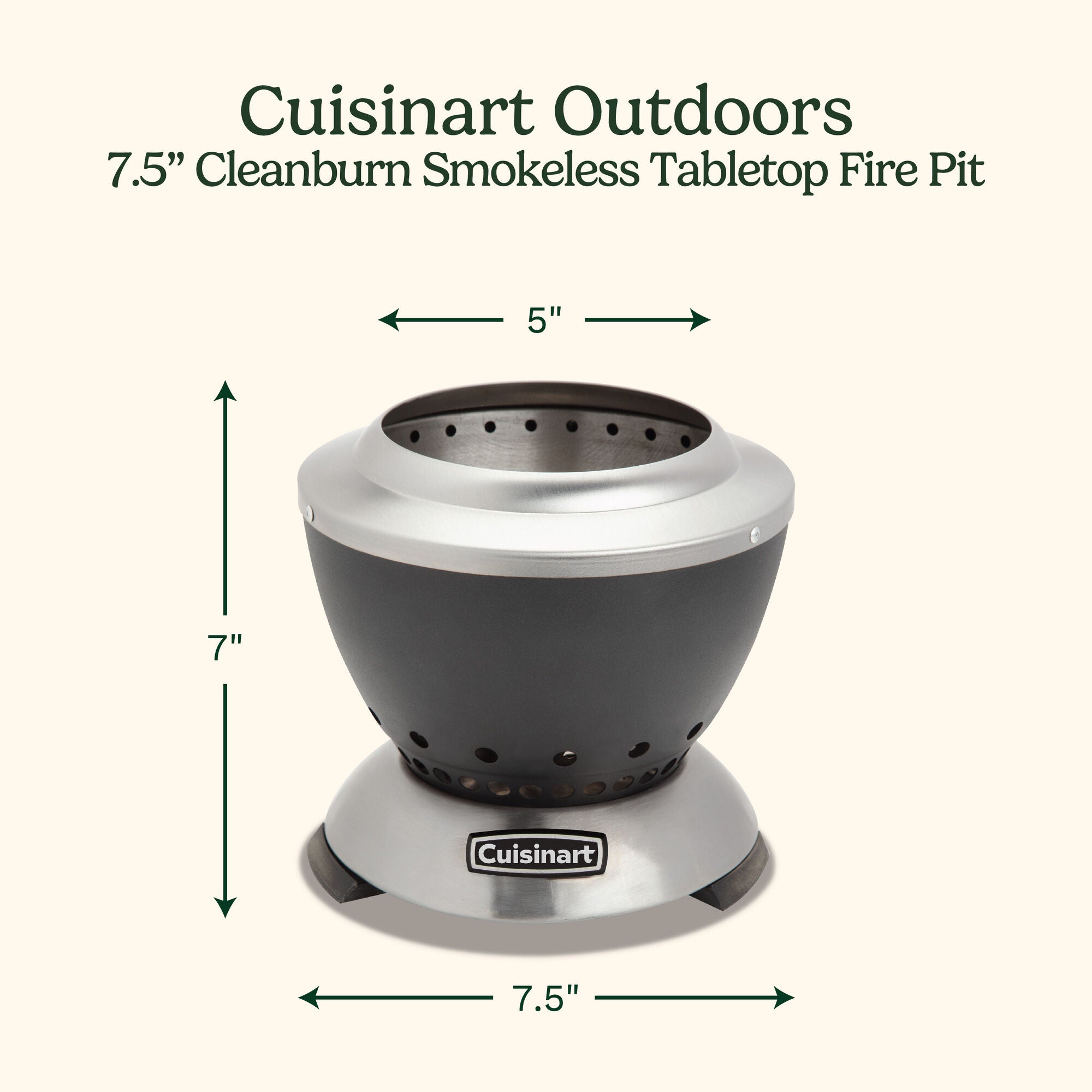 Brasero de table à combustion propre - Cuisinart - Table à combustion - - La Guilde Culinaire