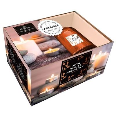 Coffret bougie "Mon rituel bien-être" - Larousse Ed. - Coffret cadeau - - La Guilde Culinaire