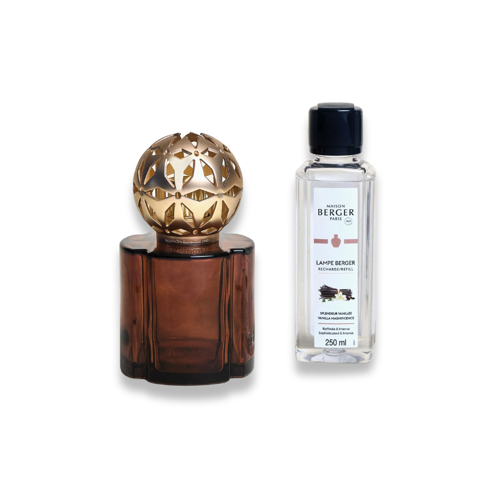 Coffret Lampe Berger Pomelis Chocolat * - Maison Berger Paris - Coffret Lampe Berger - - La Guilde Culinaire
