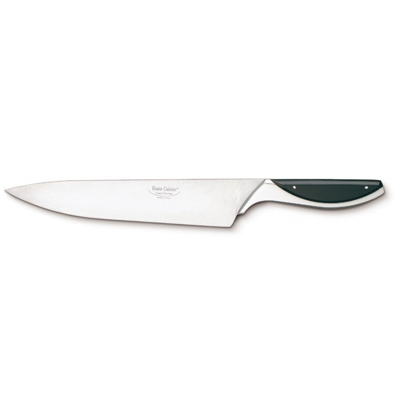Couteau à trancher 26 cm Haute Cuisine manche noir    - Claude Dozorme - Couteau à trancher -  - La Guilde Culinaire