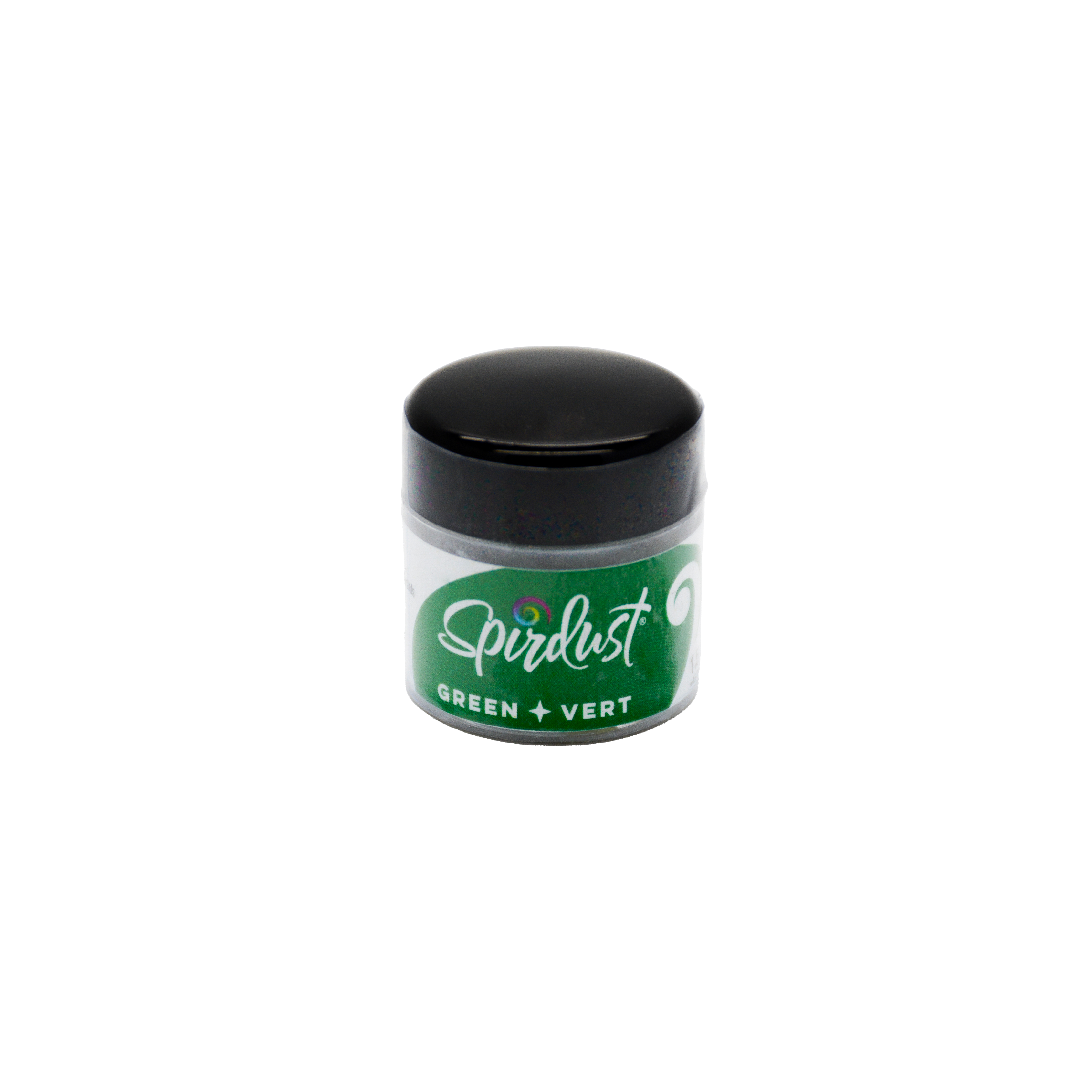 Poudres brillantes comestibles pour boissons - VERT - SPIRDUST 1.5g - Roxy & Rich - Colorant pour boisson - SPIR2-012 - La Guilde Culinaire