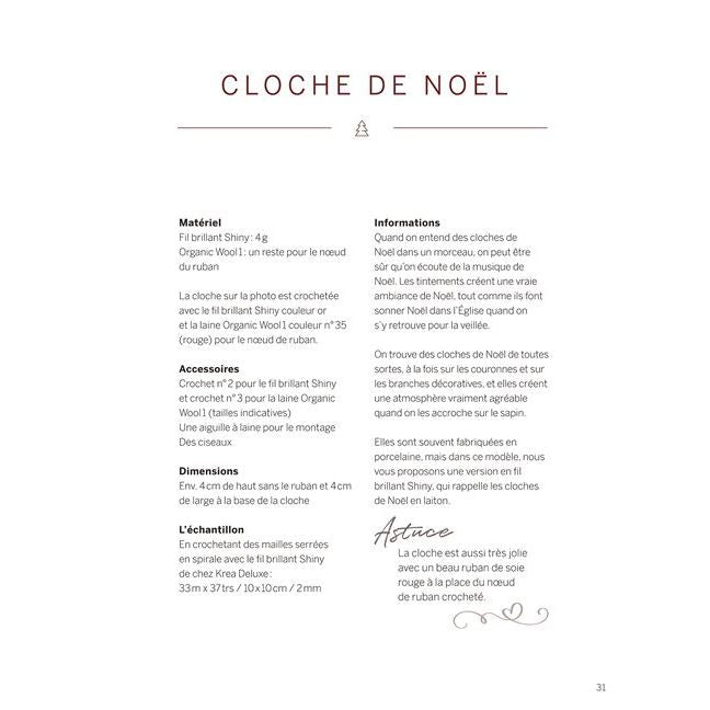 Déco de Noël au crochet - Marabout - Loisir créatif - - La Guilde Culinaire