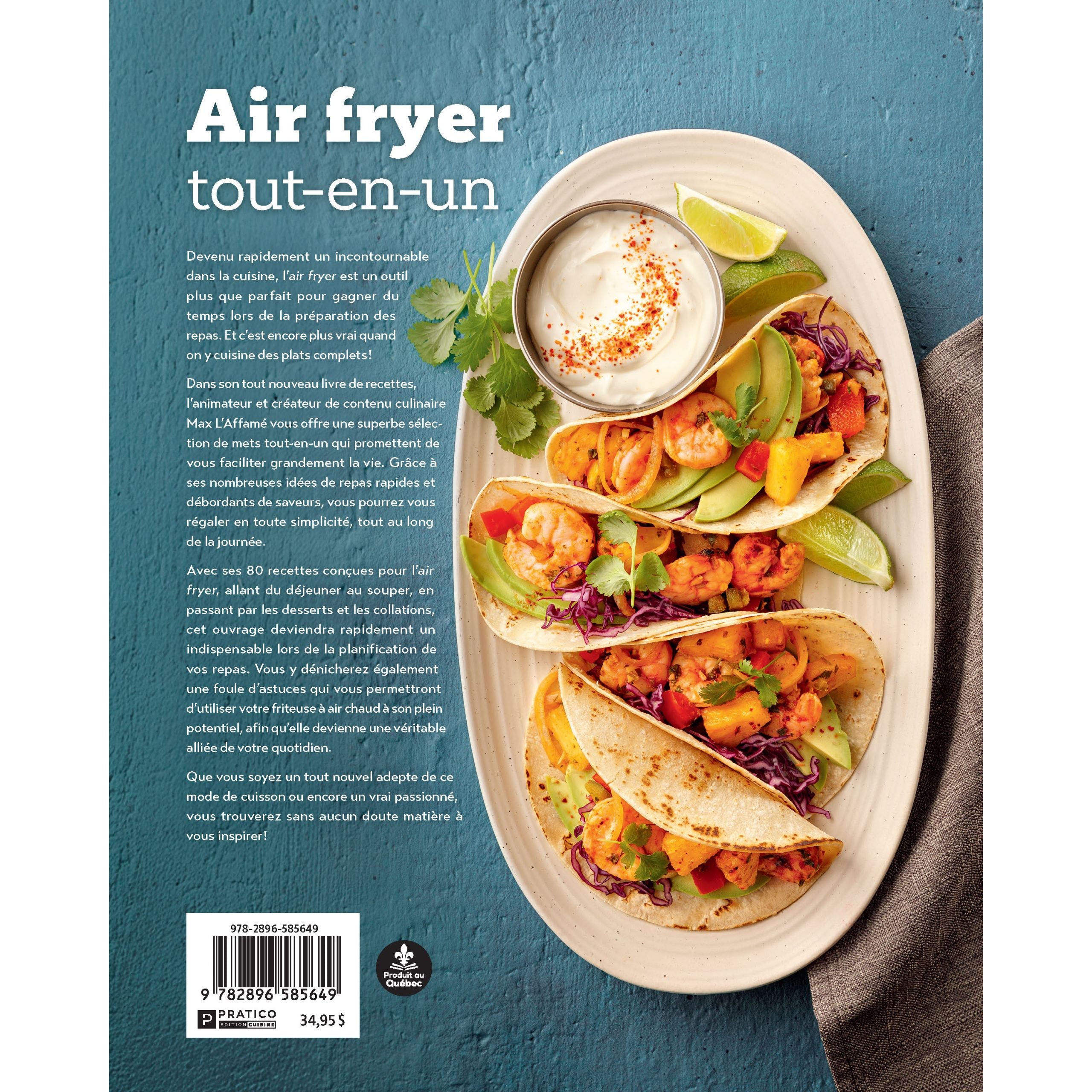 Air fryer tout-en-un - Pratico Ed. - Livre de cuisine - - La Guilde Culinaire