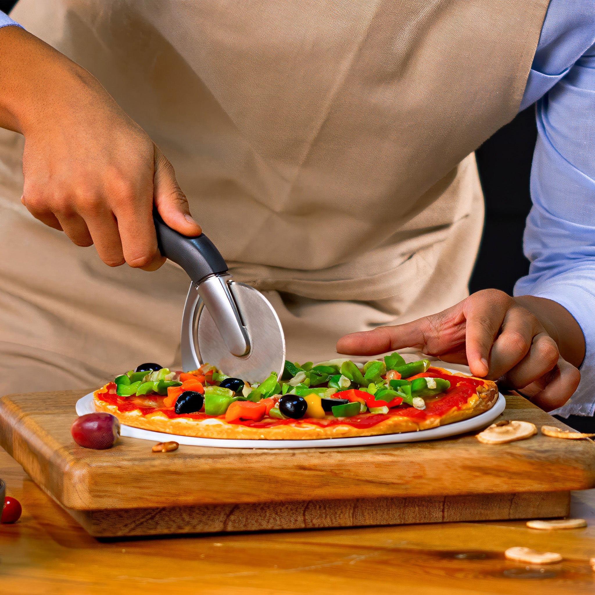 Coupe-pizza et pâtisserie - Zyliss - Roulette à pizza - - La Guilde Culinaire