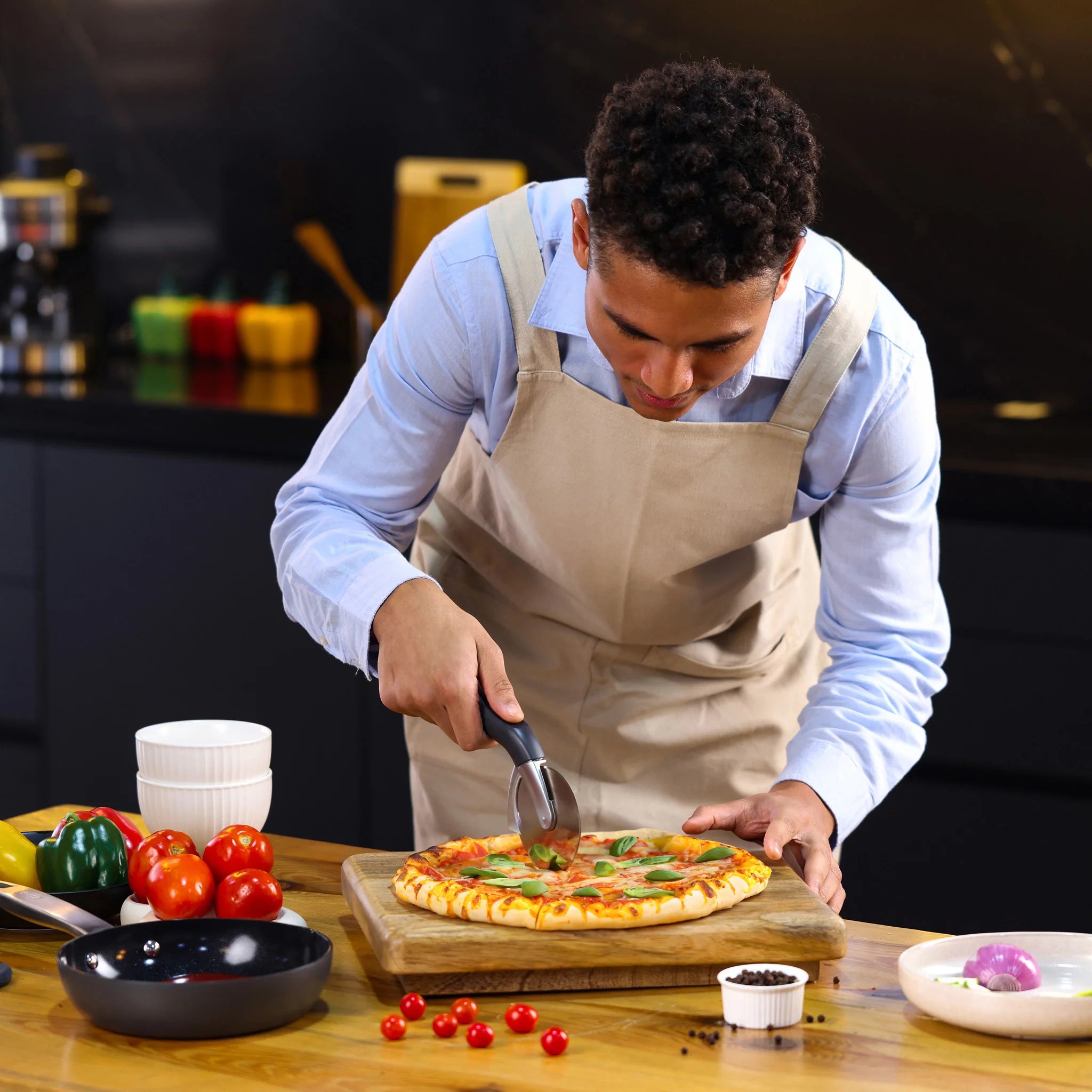 Coupe-pizza et pâtisserie - Zyliss - Roulette à pizza - - La Guilde Culinaire