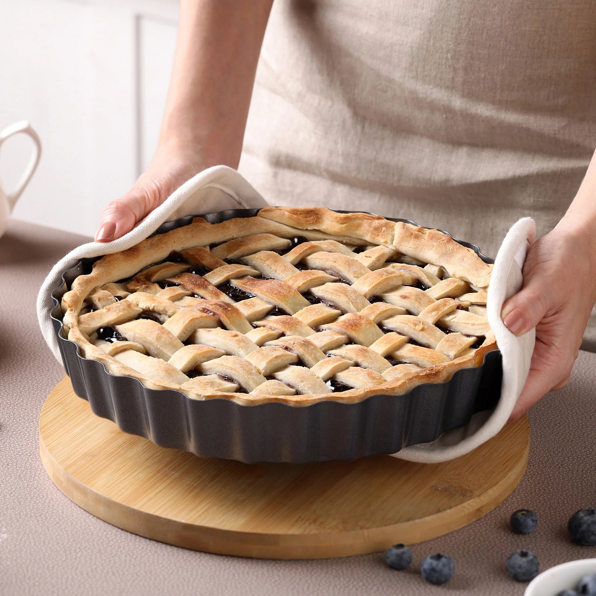 Moule à tarte antiadhésif - Zyliss - Moule à gâteaux - - La Guilde Culinaire