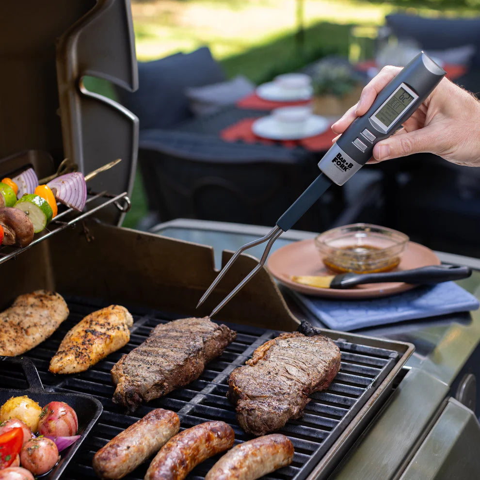 Fourchette de barbecue numérique BarBFork avec thermomètre intégré - Maverick - Thermomètre de cuisson - - La Guilde Culinaire