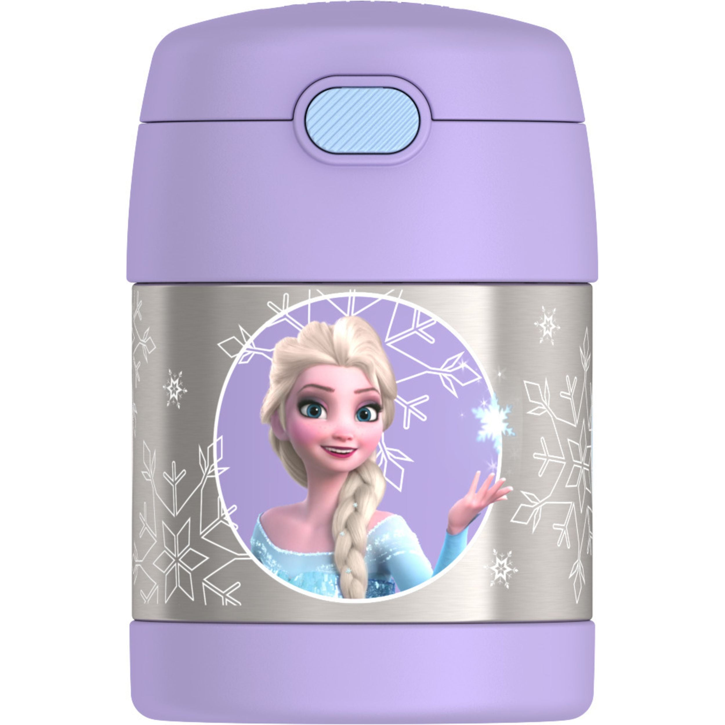 Contenant alimentaire FUNtainer avec cuillère 10oz (290 ml) - La reine des neiges - Thermos - Contenant pour aliment - - La Guilde Culinaire