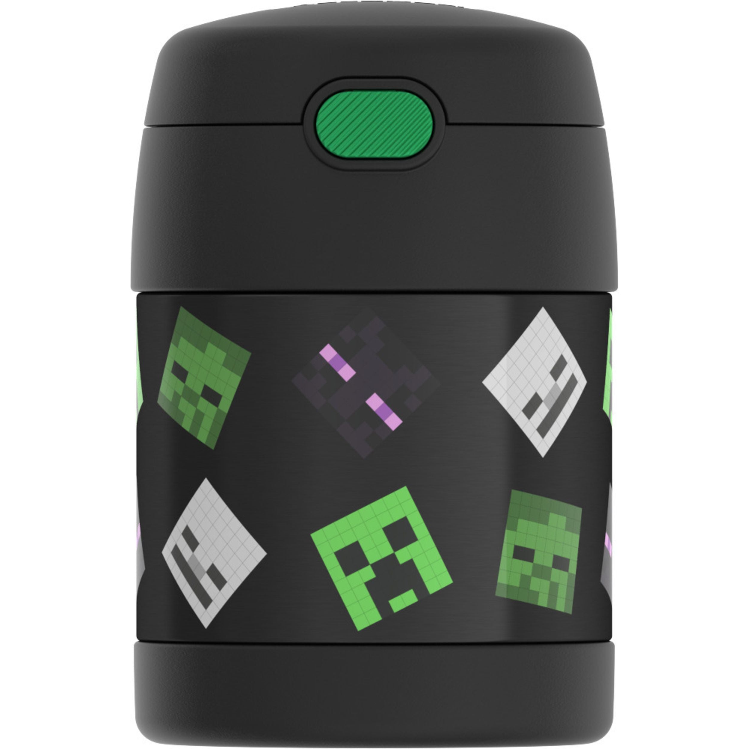 Contenant alimentaire FUNtainer avec cuillère 10oz (290 ml) - Minecraft - Thermos - Contenant pour aliment - - La Guilde Culinaire