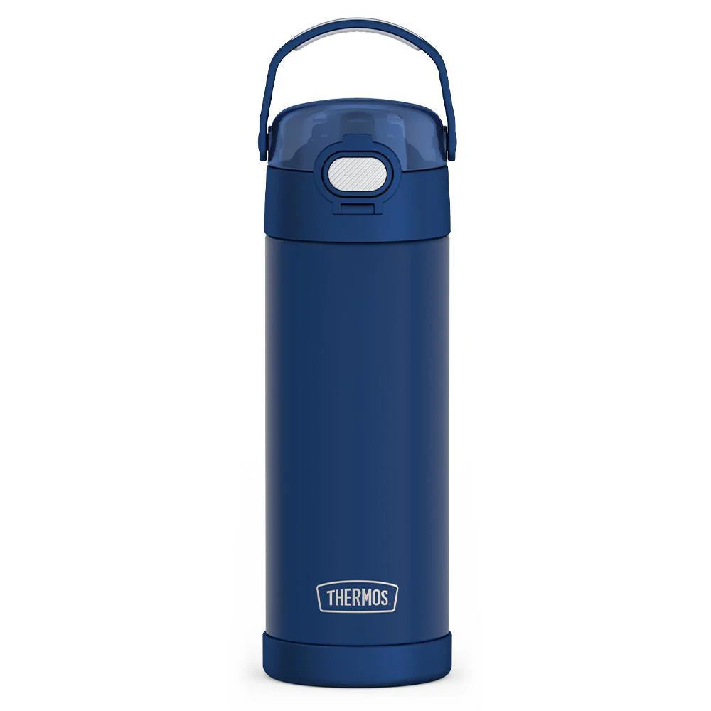 Bouteille d'eau FUNtainer avec couvercle verrouillable 470 ml (16oz) Bleu marine foncé - Thermos - Bouteille d'eau - F42100NY6 - La Guilde Culinaire