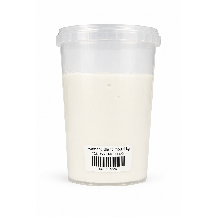 Fondant Blanc mou 1 kg - La Guilde Culinaire - Accessoire - - La Guilde Culinaire
