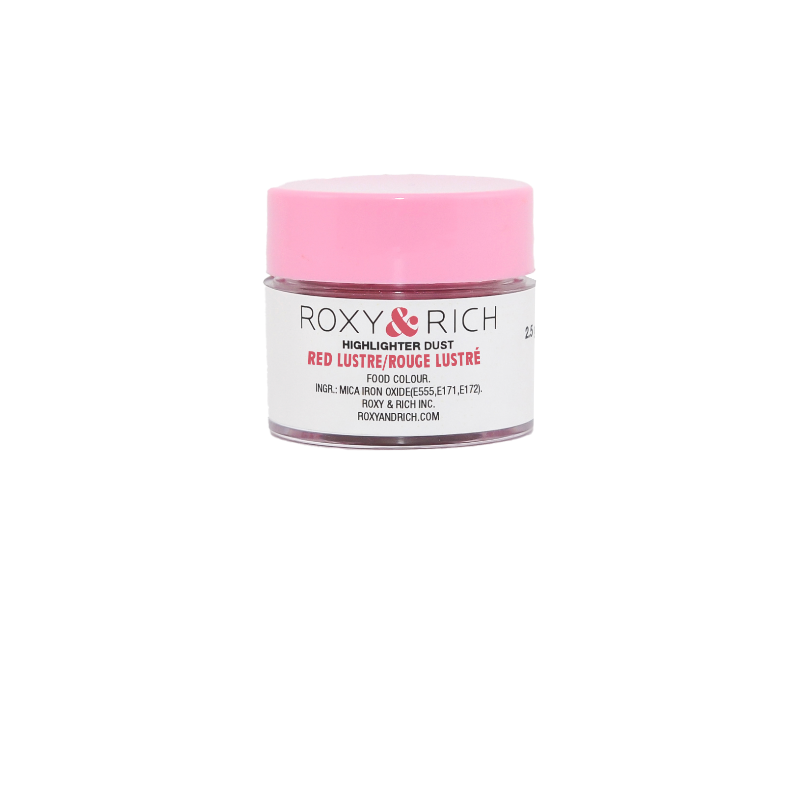 Poudre Highlighter couleur Rouge Lustré 2.5g - Roxy & Rich - Poudre Highlighter - G2-007 - La Guilde Culinaire