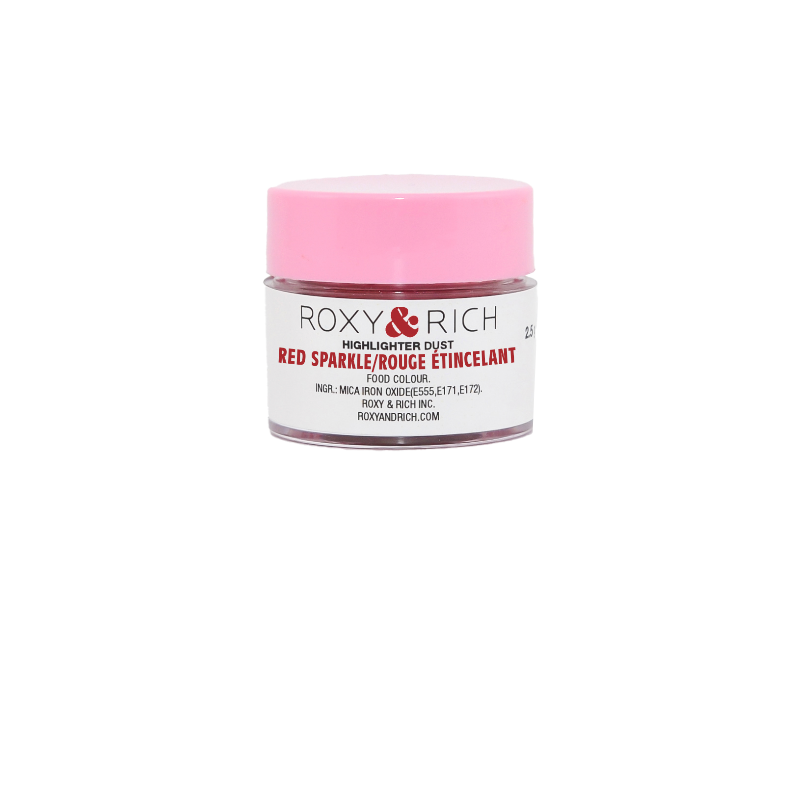 Poudre Highlighter couleur Rouge Étincelant 2.5g - Roxy & Rich - Poudre Highlighter - G2-008 - La Guilde Culinaire