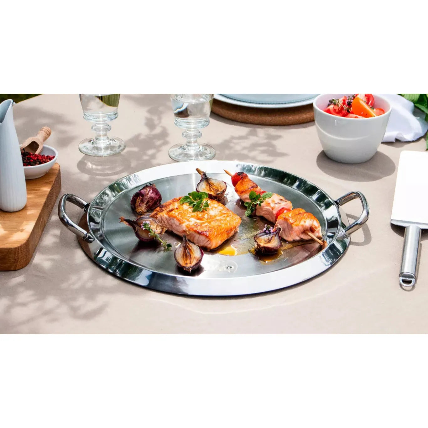 Plancha avec couvercle    - Cristel - Couvercle pour poêle et casseroles -  - La Guilde Culinaire