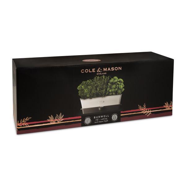 Jardinière pour fines herbes avec réservoir 3-Pcs de Cole & Mason    - Cole & Mason - Jardinière -  - La Guilde Culinaire