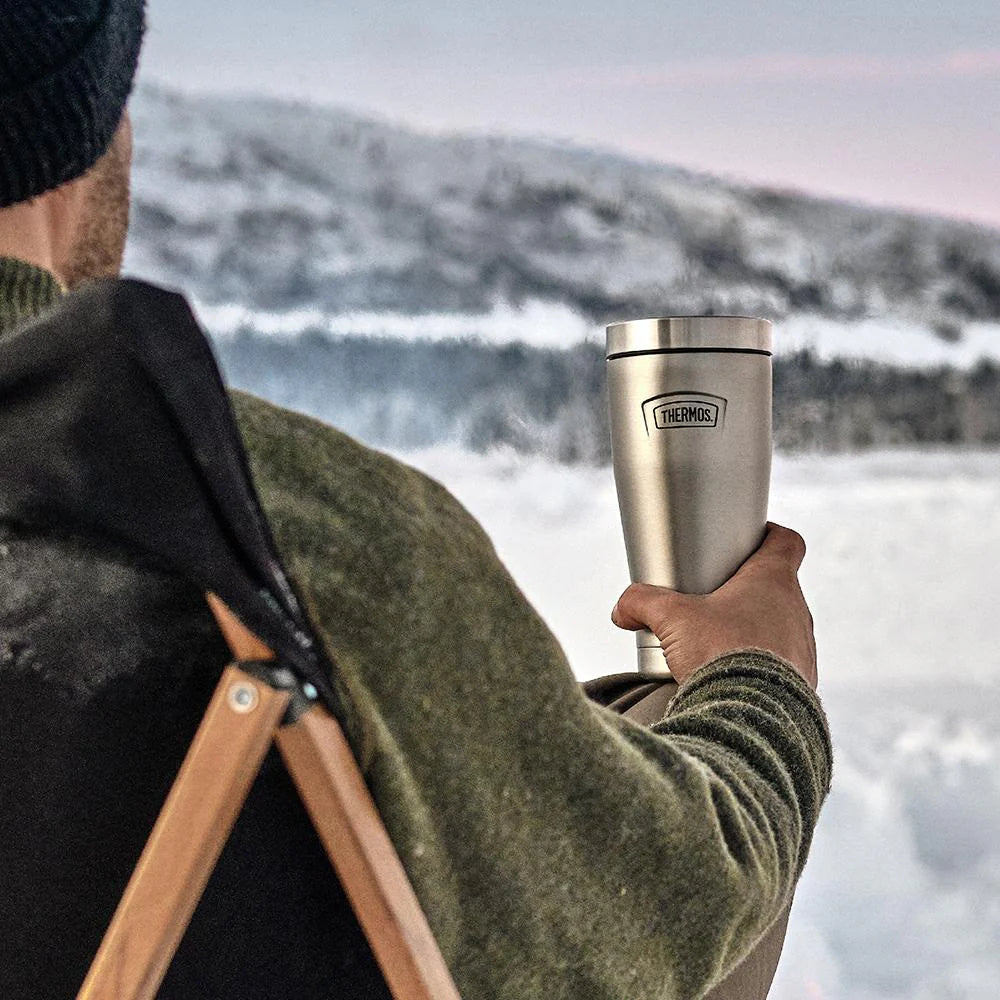 Tasse étanche en acier inoxydable 470 ml (16oz) Gamme ICON - Granite - Thermos - Tasse - - La Guilde Culinaire